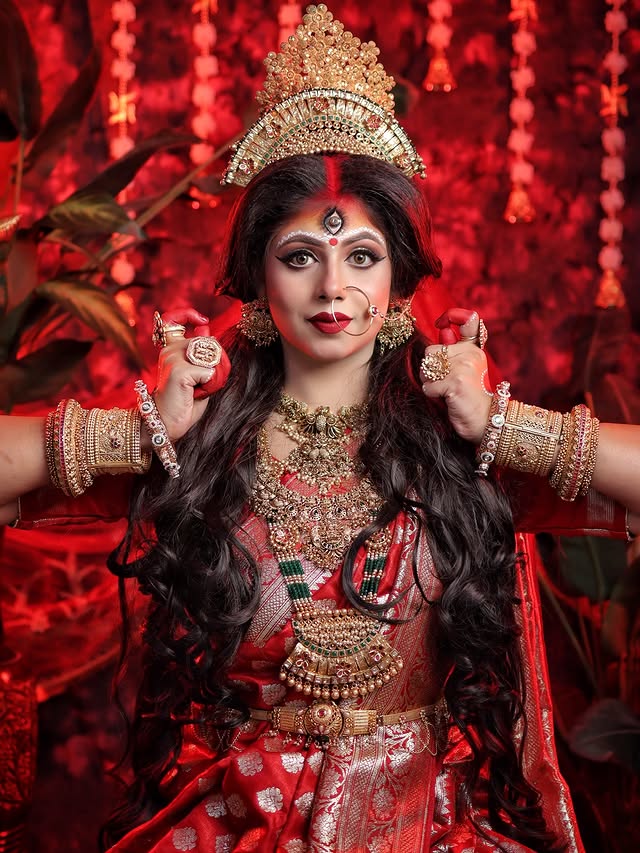 Navratri Makeup - Makeup look by SS Makeover